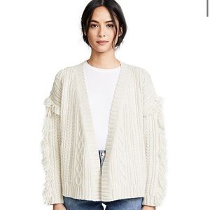 Madewell Fringe Sweater XS